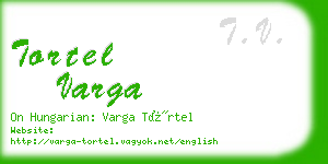 tortel varga business card